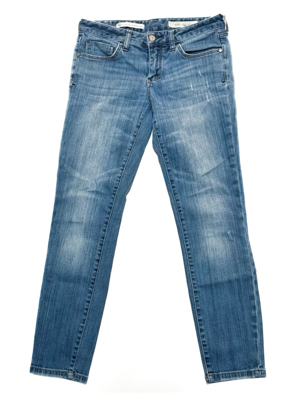 Anthropologie Pilcro and the Letterpress Stet Jeans Low Rise Slim Straight Ankle